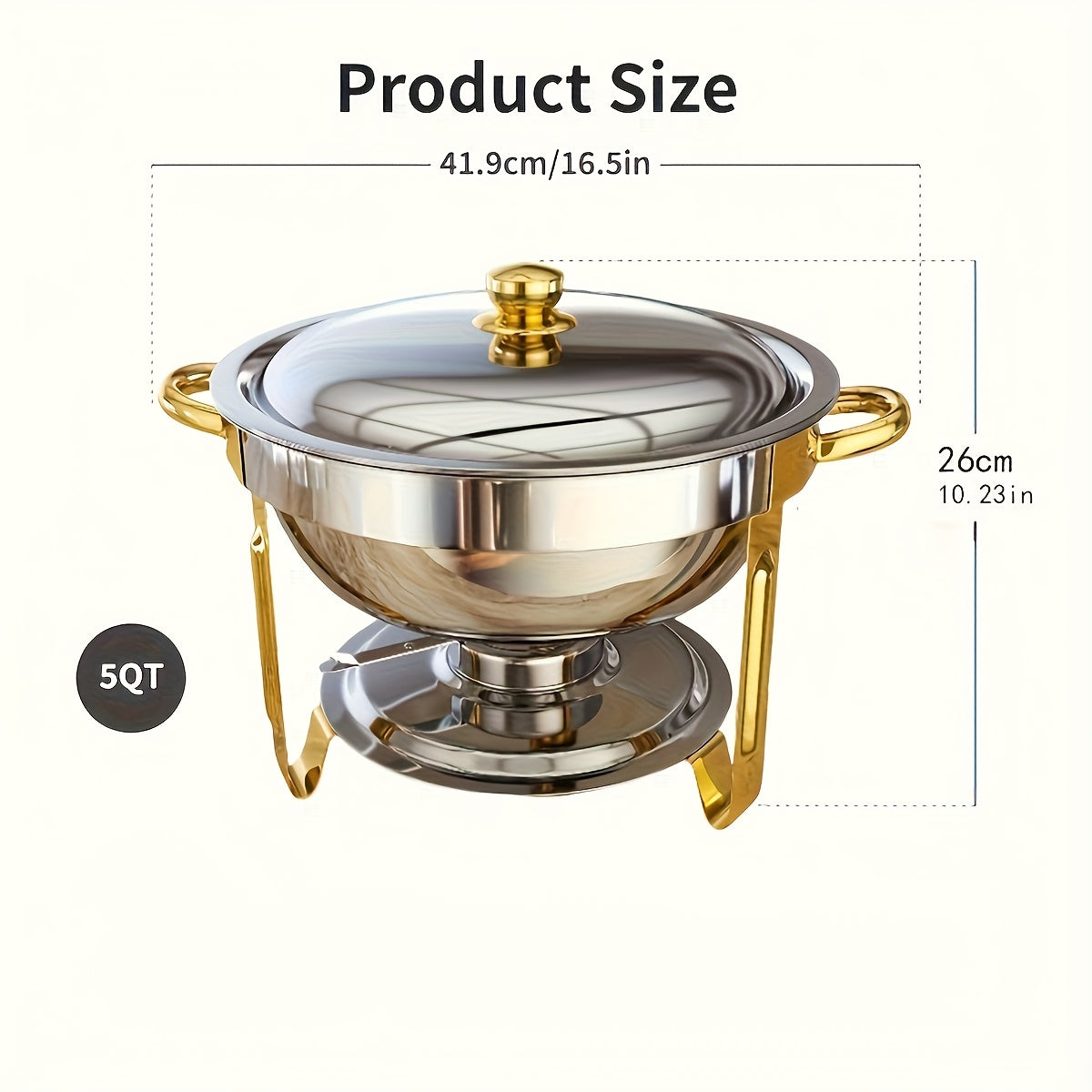 Insulated Cooking Pots Set Stainless Steel Insulated Cooking Pots Set with Glass Lids and Bases | Round Self-Service Insulated Pots - Ideal for Catering, Event Dining, No Power Required, Cooking Use Only, Buffet