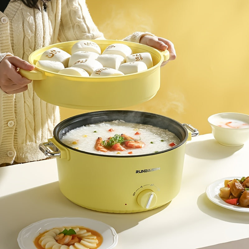 Multi-function Electric Cooker, Multi-purpose Household and Dormitory All-in-One Electric Wok, Non-stick Electric Pot