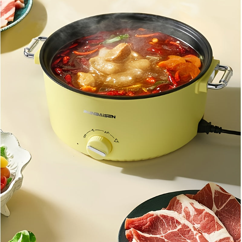 Multi-function Electric Cooker, Multi-purpose Household and Dormitory All-in-One Electric Wok, Non-stick Electric Pot