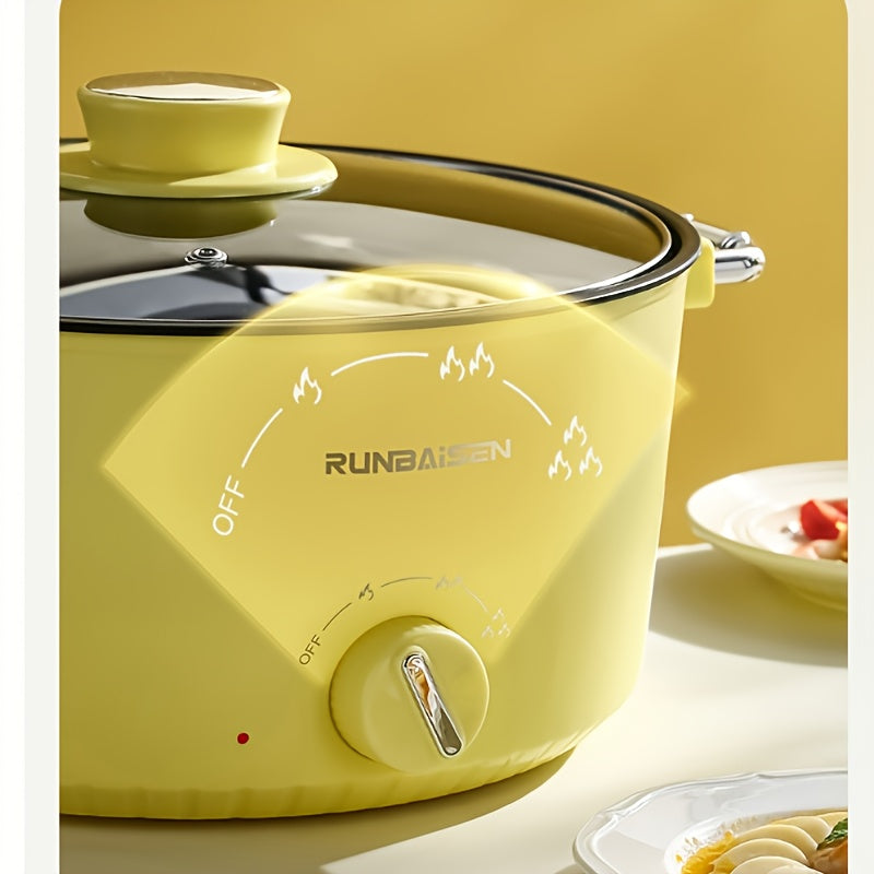 Multi-function Electric Cooker, Multi-purpose Household and Dormitory All-in-One Electric Wok, Non-stick Electric Pot