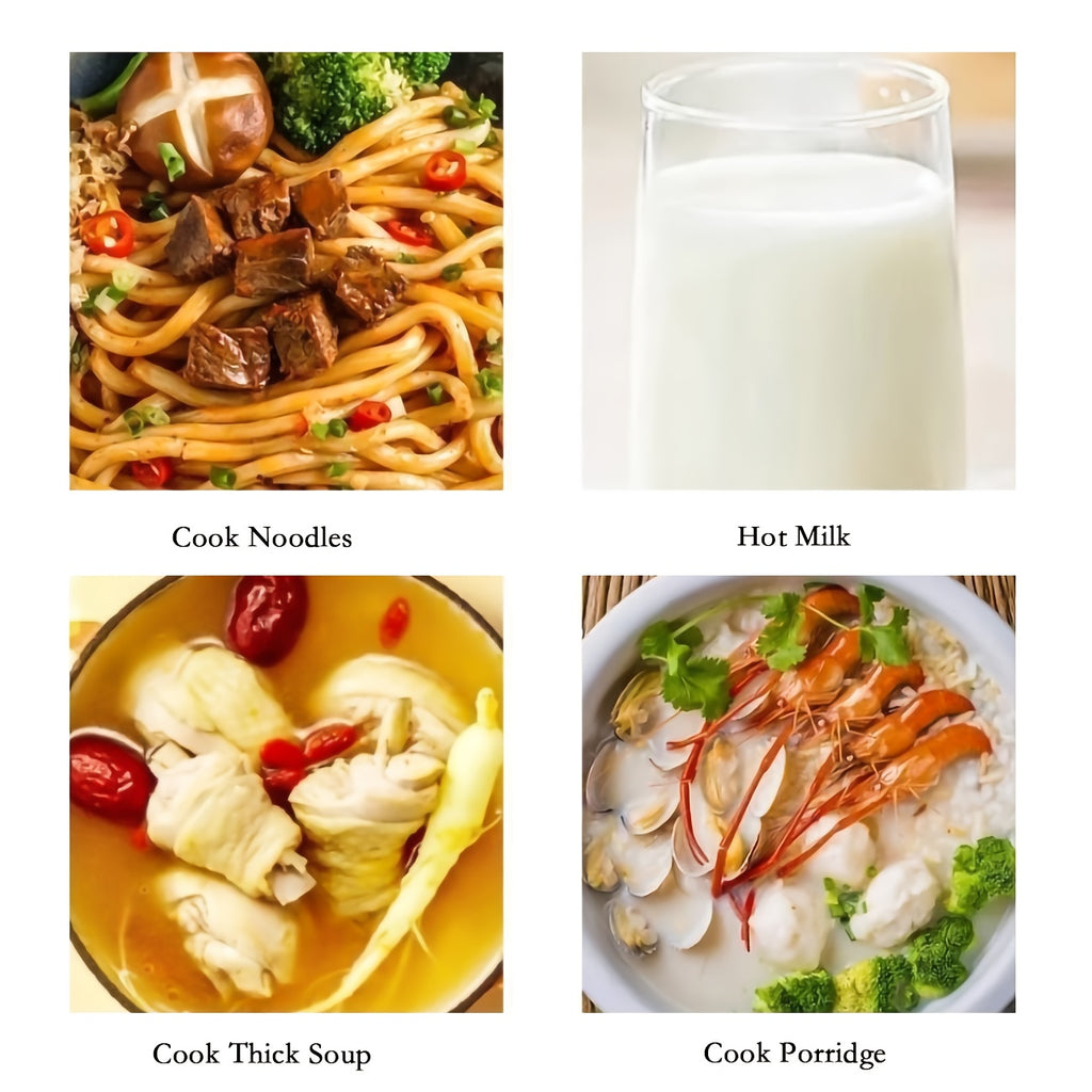 A Stainless Steel Cooking Pot, 7.09inch Milk Pot, Compatible with Gas And Induction Stoves, Featuring a Stainless Steel Handle And a Pouring Spout - Ideal for Cooking Noodles, Heating Milk, Making Soup, And Boiling Porridge