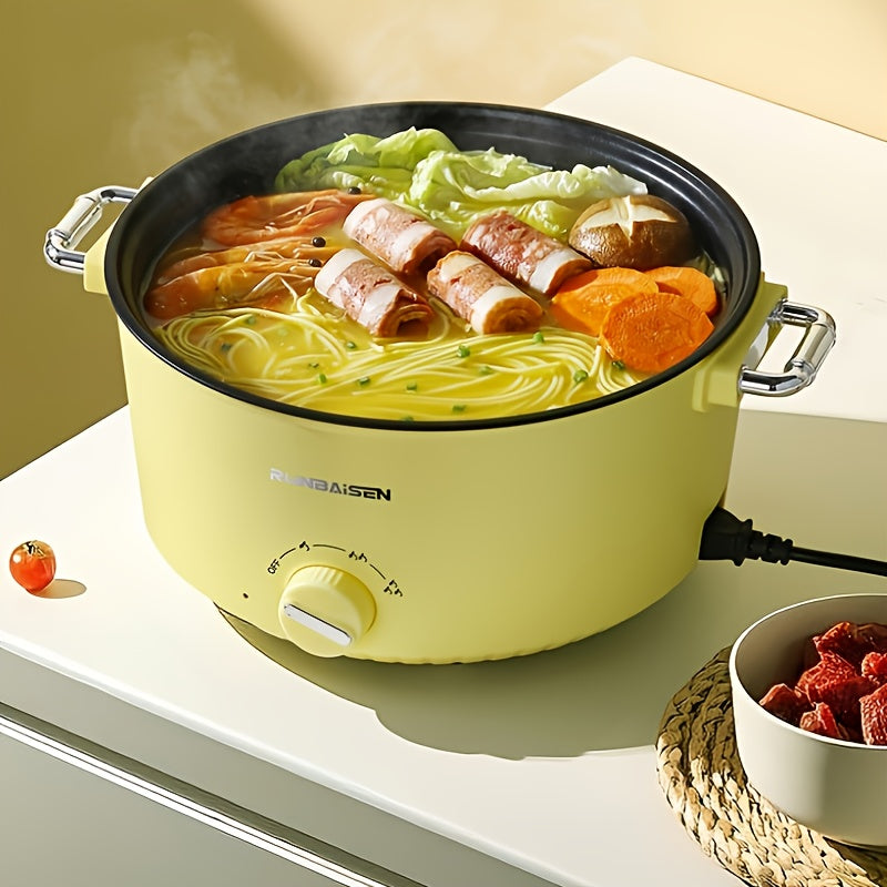 Multi-function Electric Cooker, Multi-purpose Household and Dormitory All-in-One Electric Wok, Non-stick Electric Pot