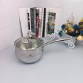 household integrated structure 18\u002F10 stainless steel thickened 16cm soup pot | milk, noodle, stewing pot | three-layer composite