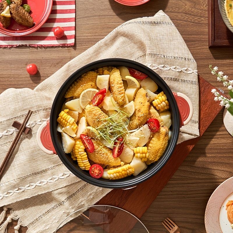 Multi-Functional Double-Layer Electric Hot Pot for Steaming And Cooking