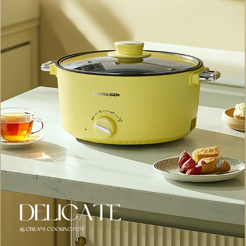 Multi-function Electric Cooker, Multi-purpose Household and Dormitory All-in-One Electric Wok, Non-stick Electric Pot