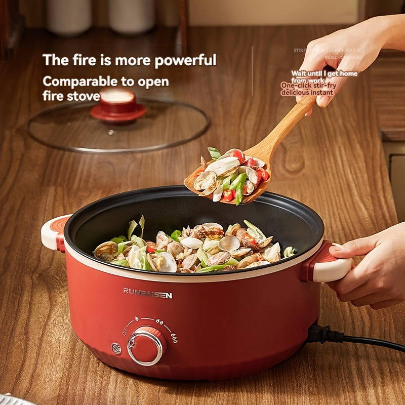 Multi-Functional Double-Layer Electric Hot Pot for Steaming And Cooking