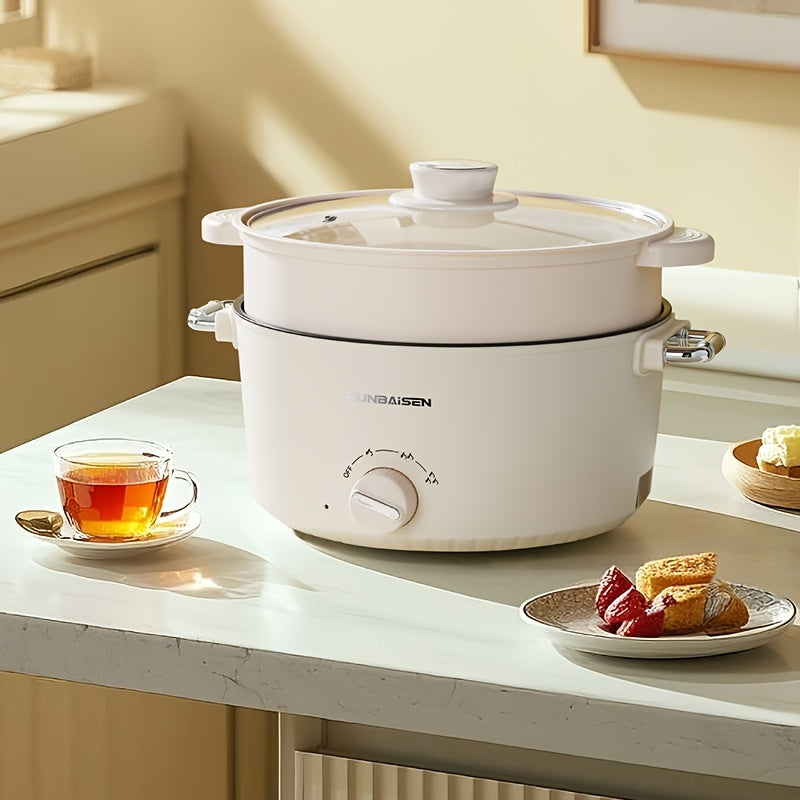 Multi-function Electric Cooker, Multi-purpose Household and Dormitory All-in-One Electric Wok, Non-stick Electric Pot