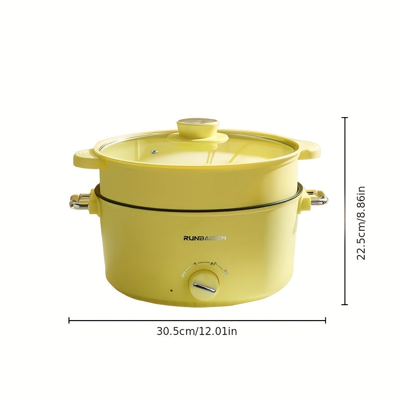 Multi-function Electric Cooker, Multi-purpose Household and Dormitory All-in-One Electric Wok, Non-stick Electric Pot