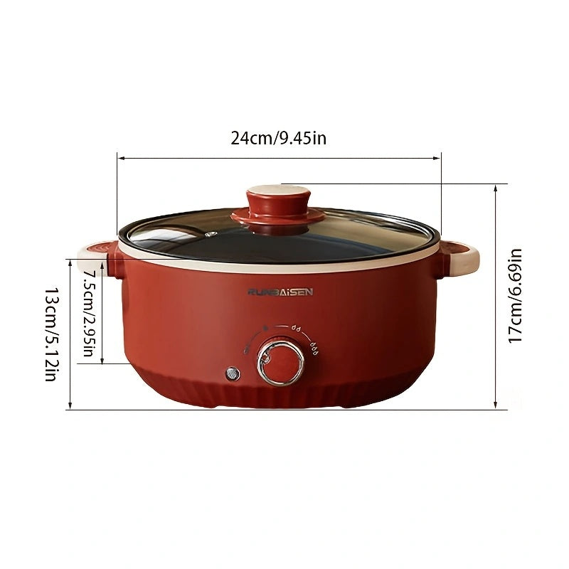 Multi-Functional Double-Layer Electric Hot Pot for Steaming And Cooking